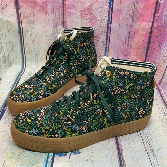 Keds Shoes - Keds x Rifle Paper Co Floral High Top Sneakers